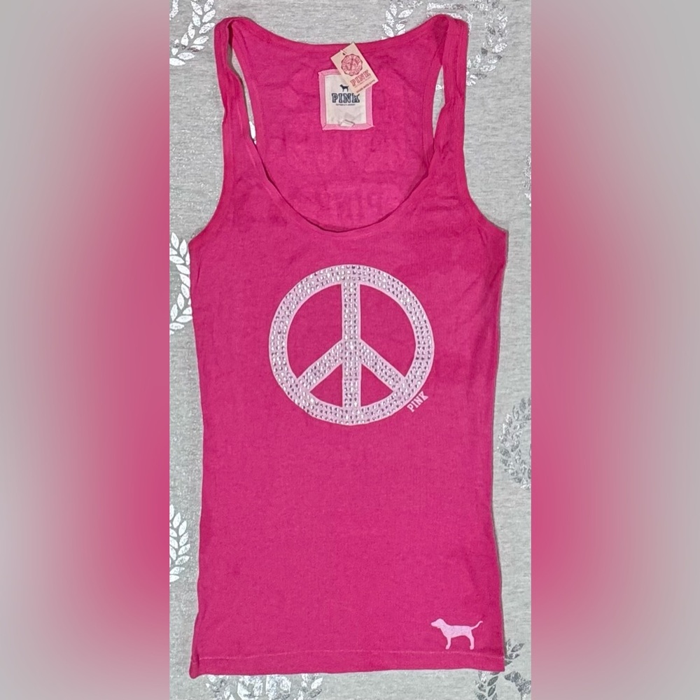 VS PINK VINTAGE BLING TANK NWT